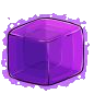 Purple ice block