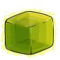 Yellow ice block